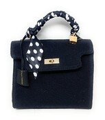 Wholesale - KENDALL+KYLIE BLACK PURSE WITH RIBBON C/P 36, UPC: 194295089366